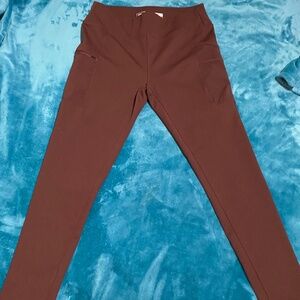 Carhartt Maroon Fitted Leggings women’s Medium Tall